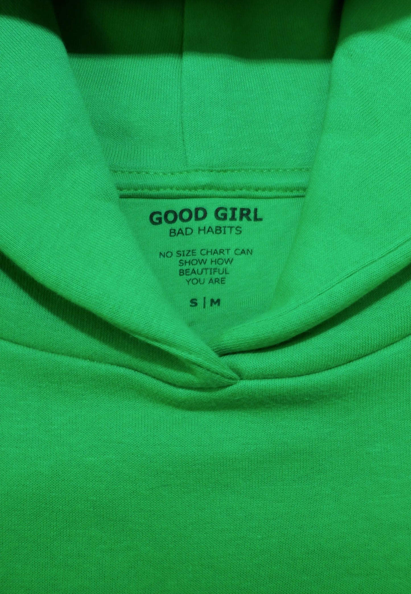 LAYN Hoodie Grün - GOOD GIRL BAD HABITS