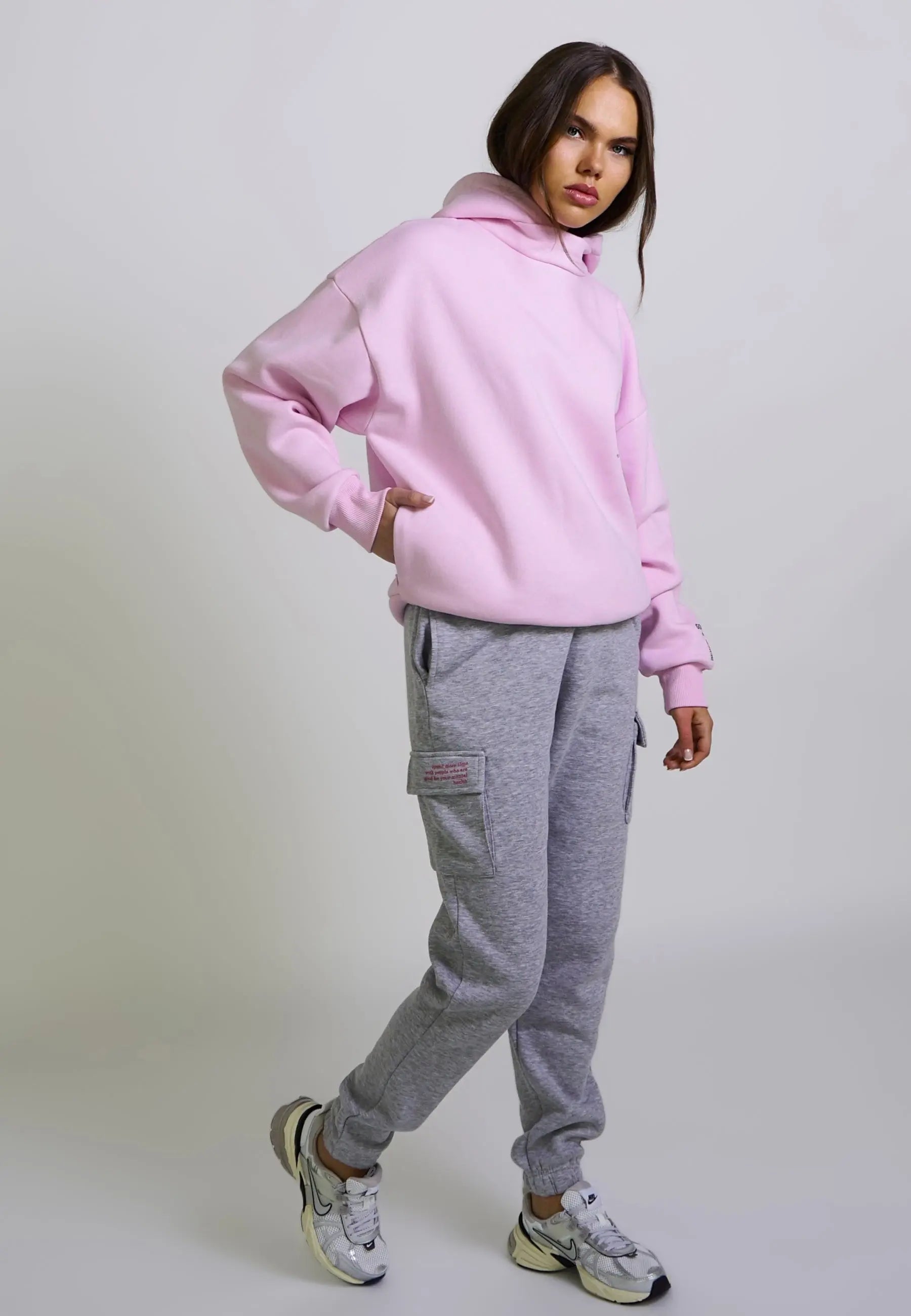 KRYMMY Hoodie Pink Rosa  - GOOD GIRL BAD HABITS