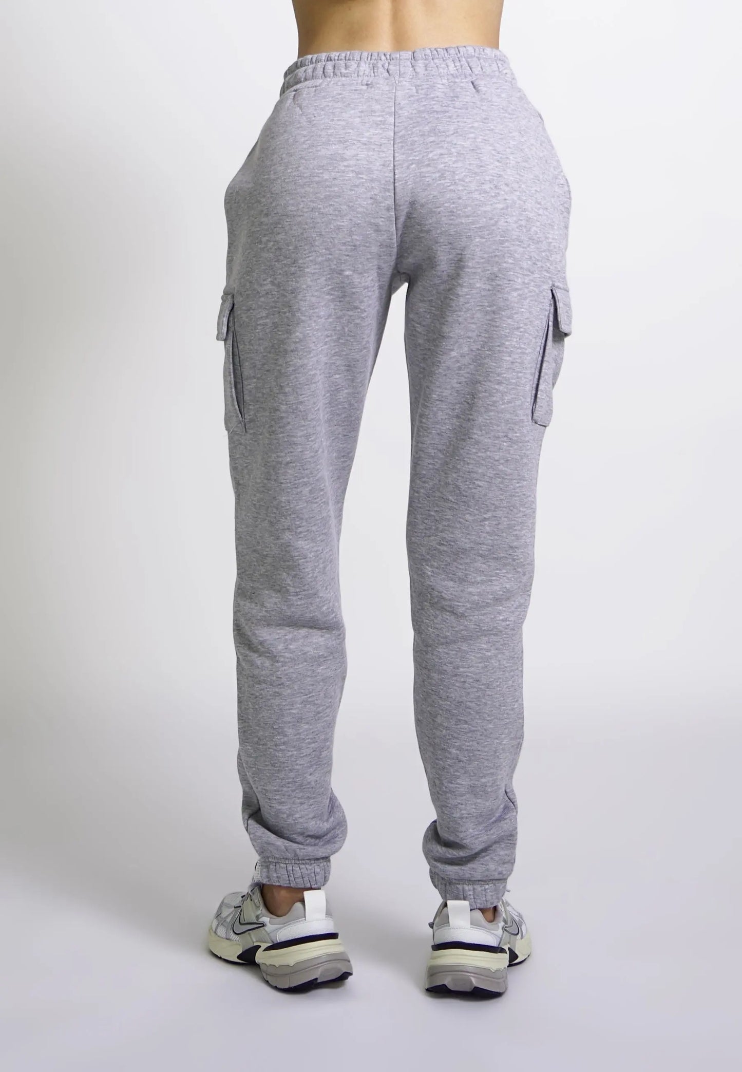 SONA Jogginghose Jogger Cargo Sweatpants Grau Melange Grey - GOOD GIRL BAD HABITS