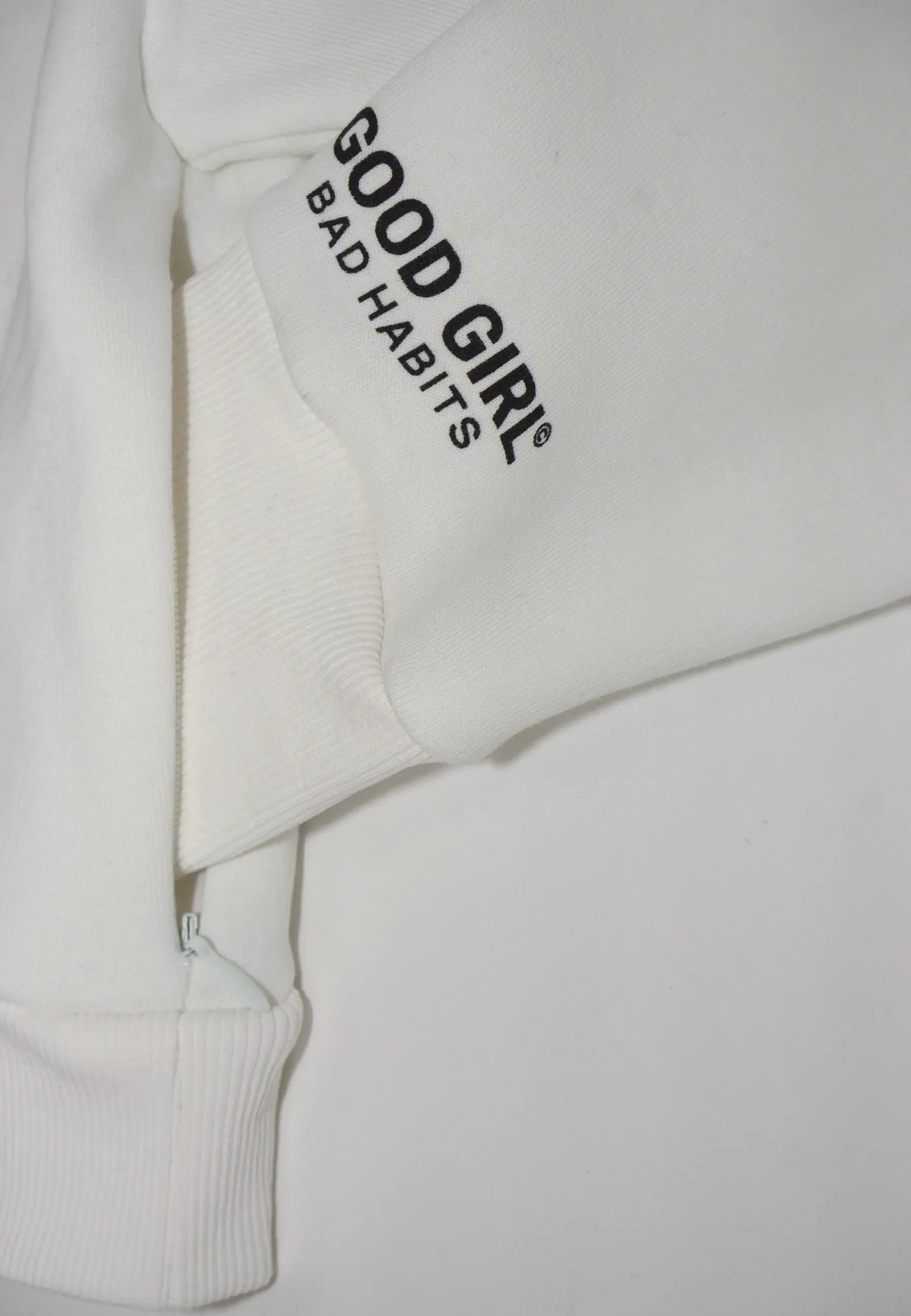 LAYN Hoodie Weiss White - GOOD GIRL BAD HABITS