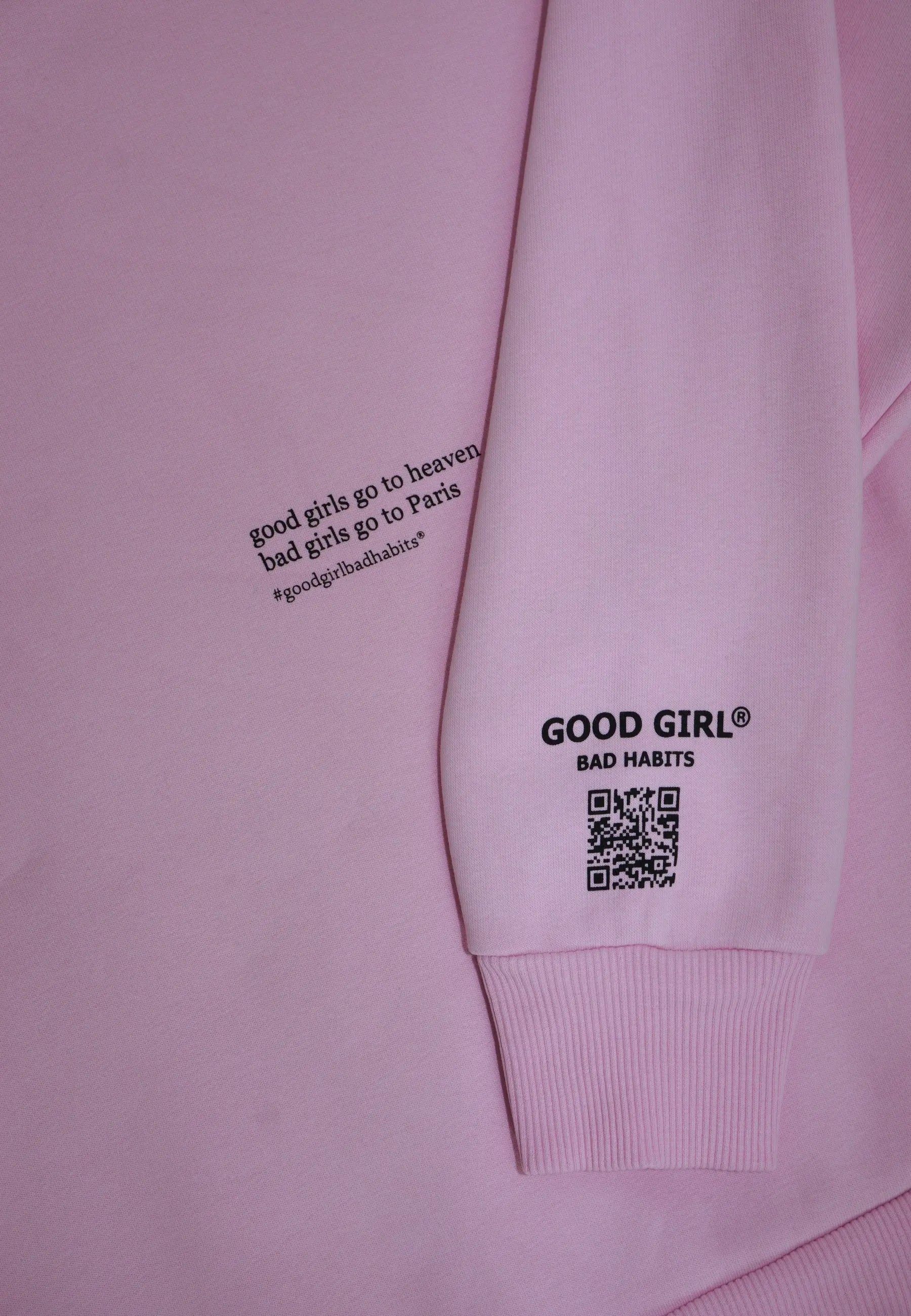 KRYMMY Hoodie Pink Rosa  - GOOD GIRL BAD HABITS