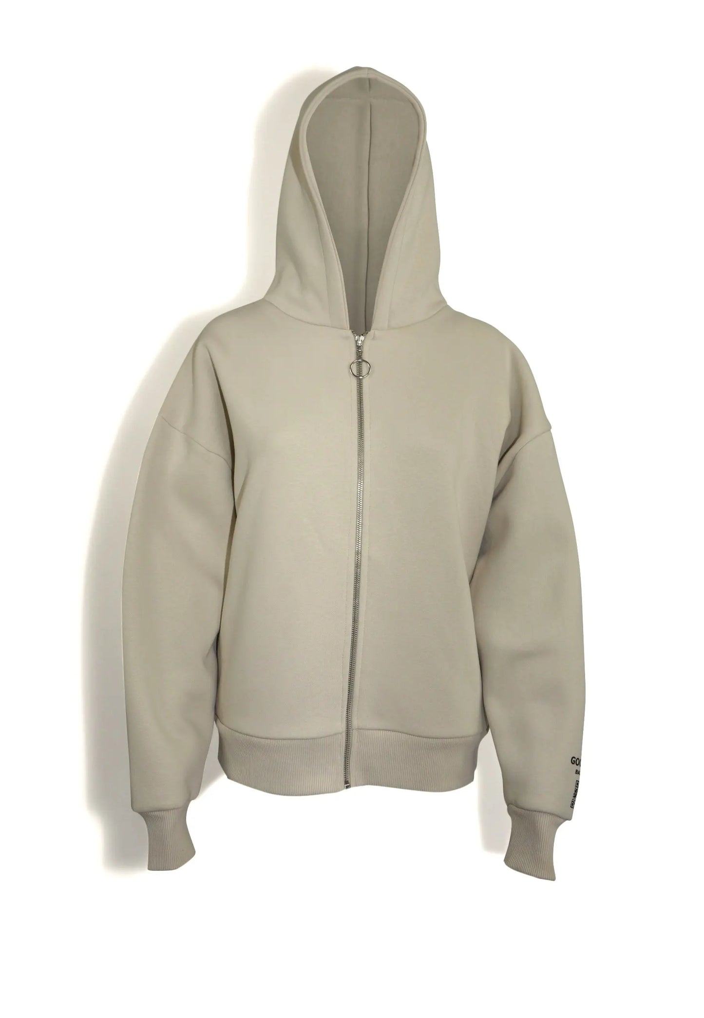 KAINY Sweatjacke Kapuzenjacke Zip Up Hood Sweat Beige Sand - GOOD GIRL BAD HABITS