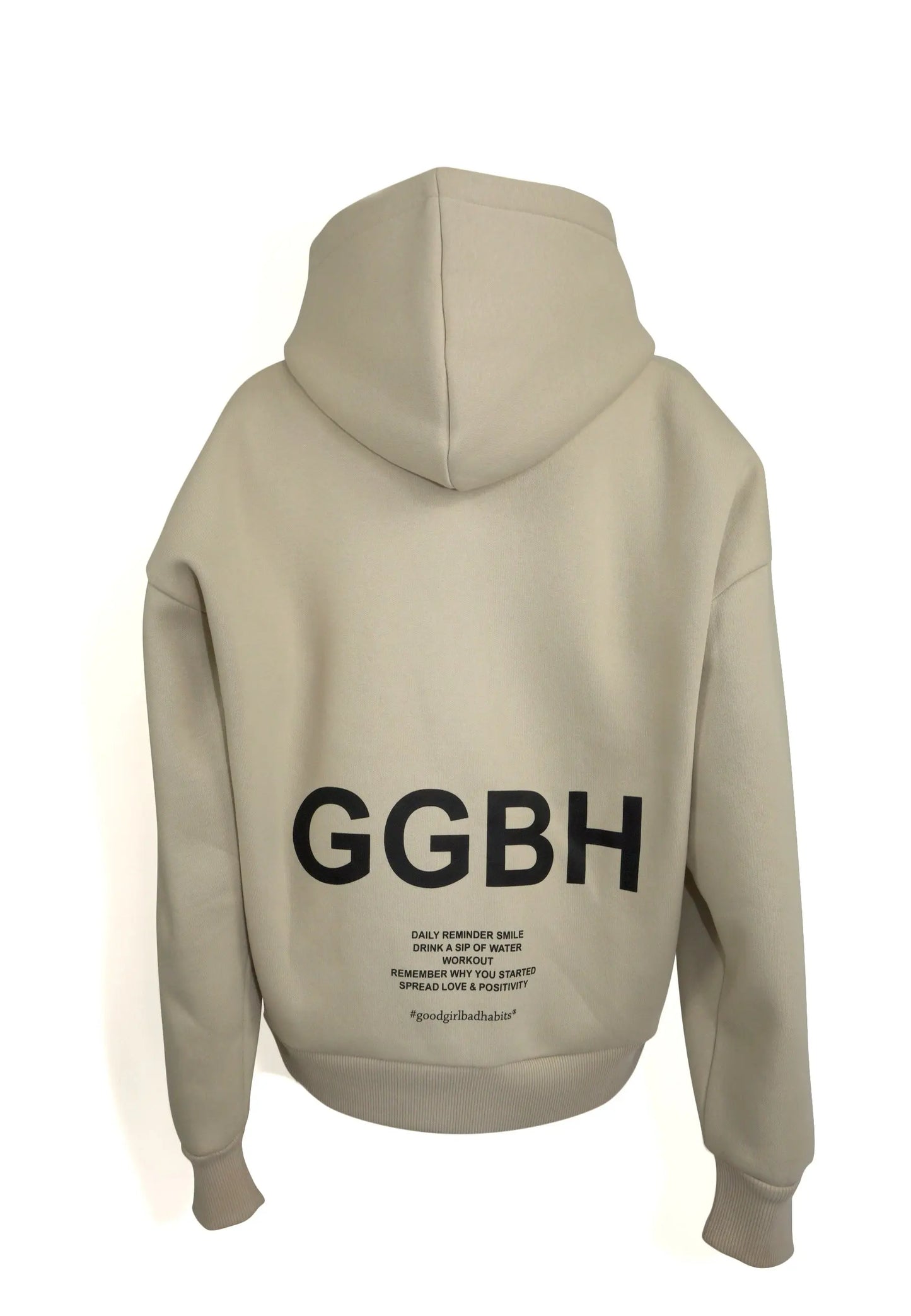 KAINY Sweatjacke Kapuzenjacke Zip Up Hood Sweat Beige Sand - GOOD GIRL BAD HABITS