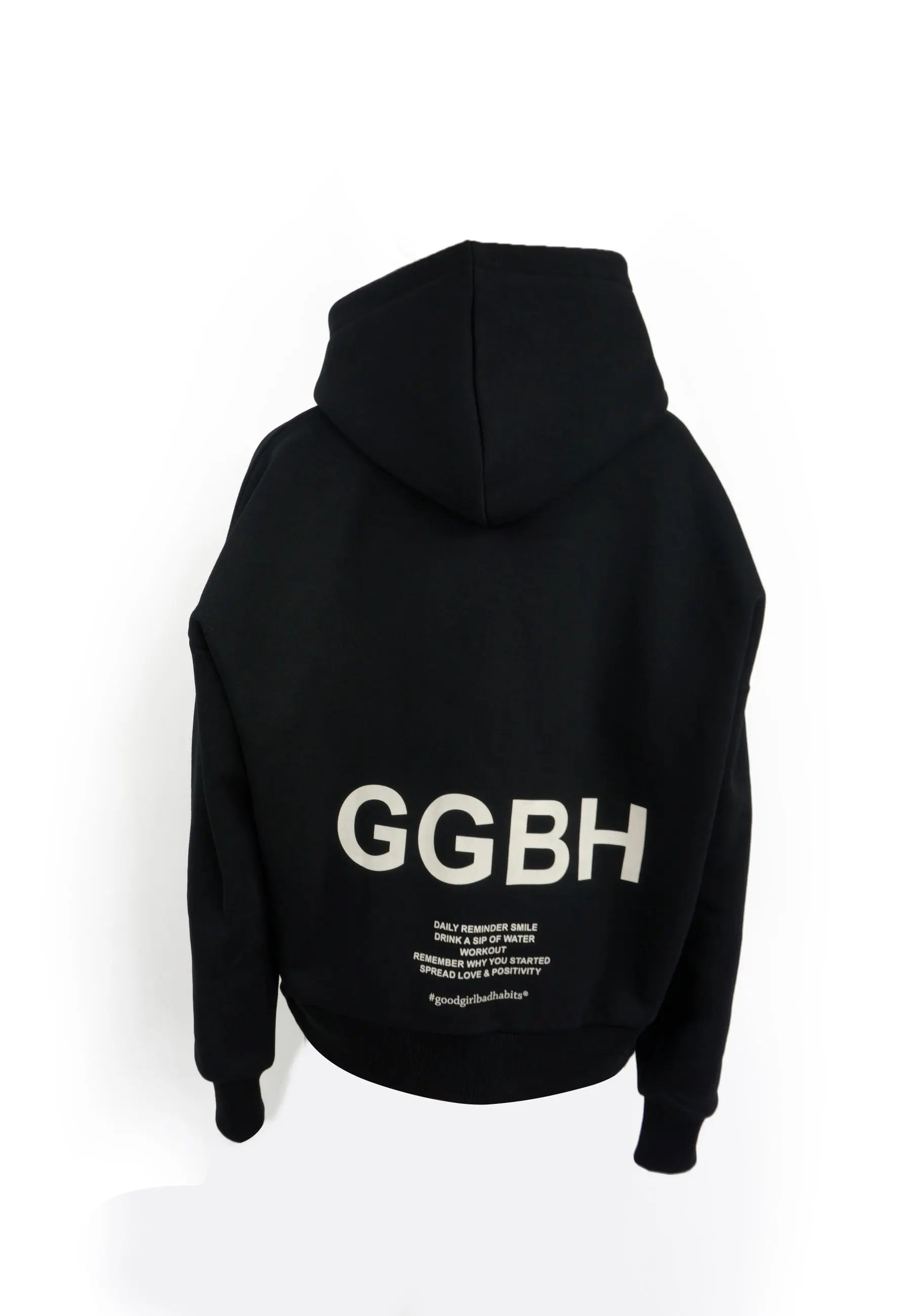 KAINY Sweatjacke Kapuzenjacke Zip Up Hood Sweat Black Schwarz - GOOD GIRL BAD HABITS